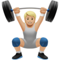 Person Lifting Weights Emoji Apple