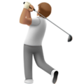 Person Golfing Emoji Apple