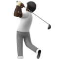 Person Golfing Emoji Apple
