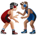 Men Wrestling Emoji Apple