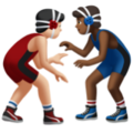 Men Wrestling Emoji Apple