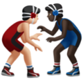 Men Wrestling Emoji Apple