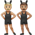 Men With Bunny Ears Emoji Apple
