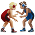 Men Wrestling Emoji Apple