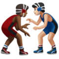 Men Wrestling Emoji Apple