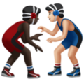 Men Wrestling Emoji Apple