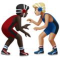 Men Wrestling Emoji Apple