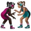 Women Wrestling Emoji Apple