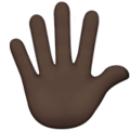 Hand With Fingers Splayed Emoji Apple
