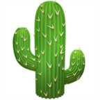 Cactus Emoji Apple