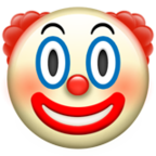 Clown Face Emoji Apple