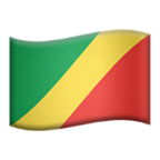 Flag Congo Brazzaville Emoji Apple