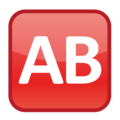 Ab Button Blood Type Emoji Emojidex