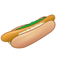 Hot Dog Emoji Emojidex