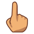 Backhand Index Pointing Up Emoji Emojidex