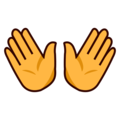 Open Hands Emoji Emojidex