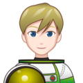 Man Astronaut Emoji Emojidex