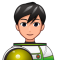 Man Astronaut Emoji Emojidex