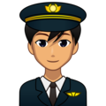 Man Pilot Emoji Emojidex