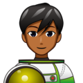 Man Astronaut Emoji Emojidex