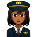 Woman Pilot Emoji Emojidex