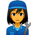 Woman Mechanic Emoji Emojidex