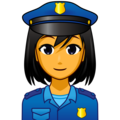 Woman Police Officer Emoji Emojidex