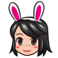 People With Bunny Ears Emoji Emojidex