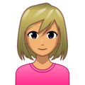 Woman Blond Hair Emoji Emojidex