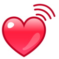 Beating Heart Emoji Emojidex