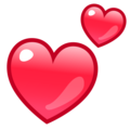 Two Hearts Emoji Emojidex