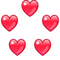 Revolving Hearts Emoji Emojidex