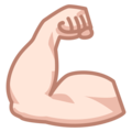 Flexed Biceps Emoji Emojidex