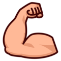 Flexed Biceps Emoji Emojidex