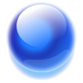 Large Blue Circle Emoji Emojidex