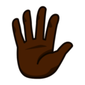 Hand With Fingers Splayed Emoji Emojidex