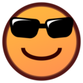 Smiling Face With Sunglasses Emoji Emojidex