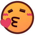 Face Blowing A Kiss Emoji Emojidex