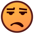 Frowning Face With Open Mouth Emoji Emojidex