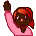 Person Raising Hand Emoji Emojidex