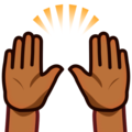 Raising Hands Emoji Emojidex