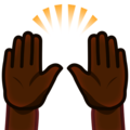 Raising Hands Emoji Emojidex
