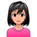 Woman Frowning Emoji Emojidex