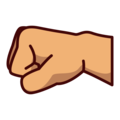 Left Facing Fist Emoji Emojidex