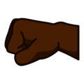 Left Facing Fist Emoji Emojidex