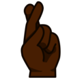 Crossed Fingers Emoji Emojidex