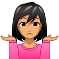 Woman Shrugging Emoji Emojidex
