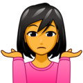Woman Shrugging Emoji Emojidex