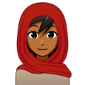 Person With Headscarf Emoji Emojidex