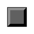 Black Medium Small Square Emoji Emojidex
